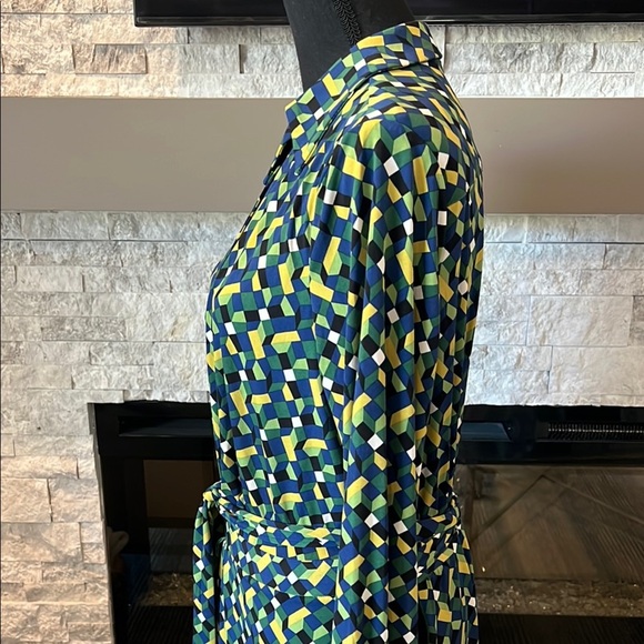 London Times Longsleeve Geometric Dress size 16 - Picture 11 of 16